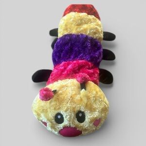 Retro  Dan Dee bright colorful caterpillar plush pillow collectors choice kids
